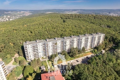 Prodej, bytu 2+1 s lodžií s krásným výhledem a v blízkosti přírody, CP 53 m²; Brno - Kohoutovice, Ev.č.: 23010578