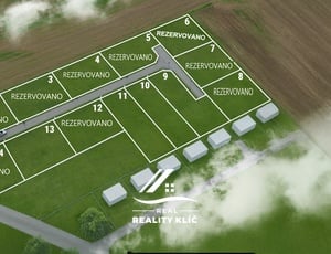 Prodej, posledních 4 stavebních parcel ze 14 o výměře min 930m2 - max 1021m2 - Markvartovice
