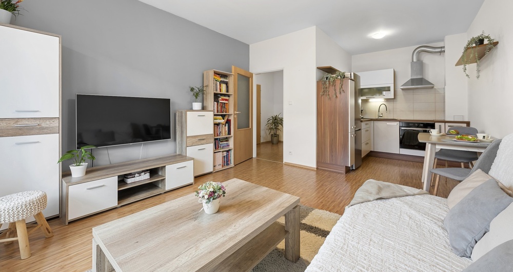 Prodej bytu 2+kk s předzahrádkou, 49 m² - Brno - Slatina