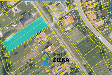 Prodej stavebního pozemku 1760 m2, obec Nemotice, okr.Vyškov, Ev.č.: 00143