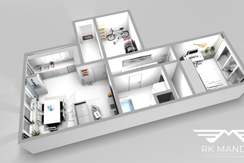 Grafický orientační plánek bytu