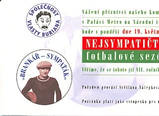 Odhalení pamětní desky Vlasty Buriana na stadionu FK Viktorie Žižkov