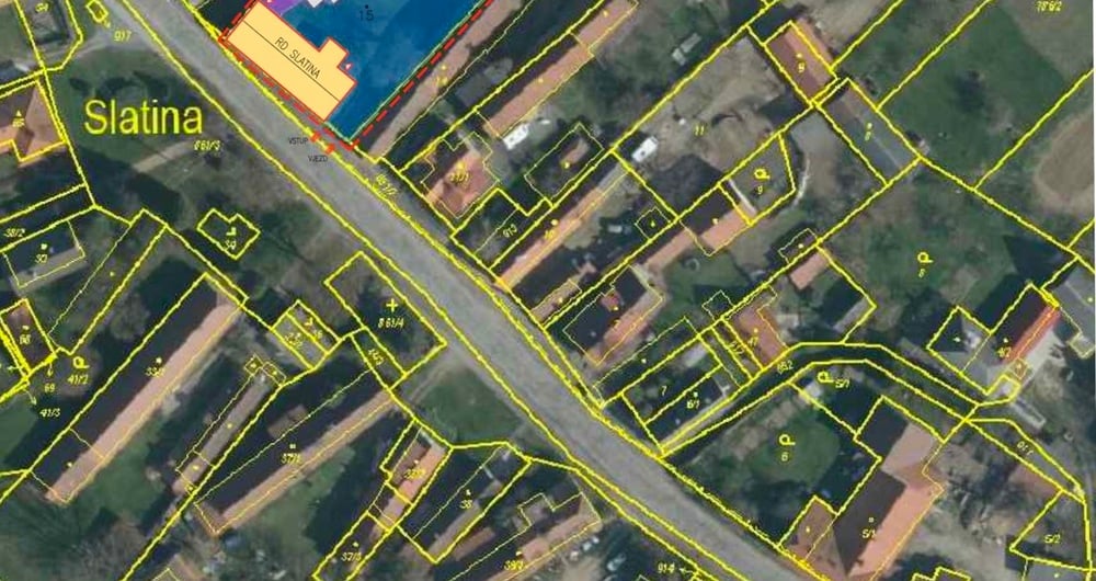 Prodej nemovitosti s pozemkem 5 474 m², Slatina