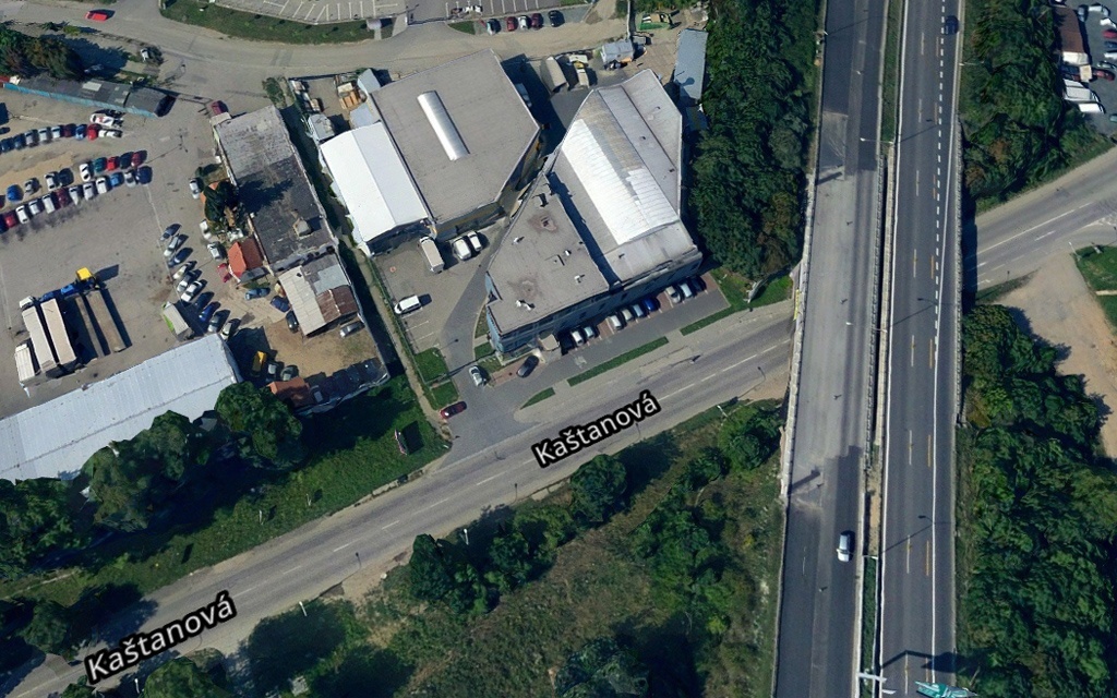 Prodej areálu v Brně u sjezdu dálnic D1/D2,  5 288 m²