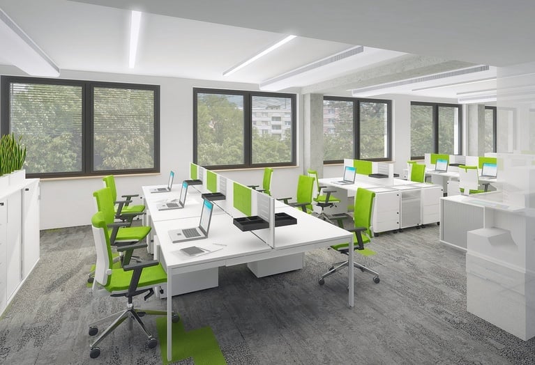 Pronájem nových kancelářských prostor 260 m², ulice Svatopetrská, Brno - Komárov