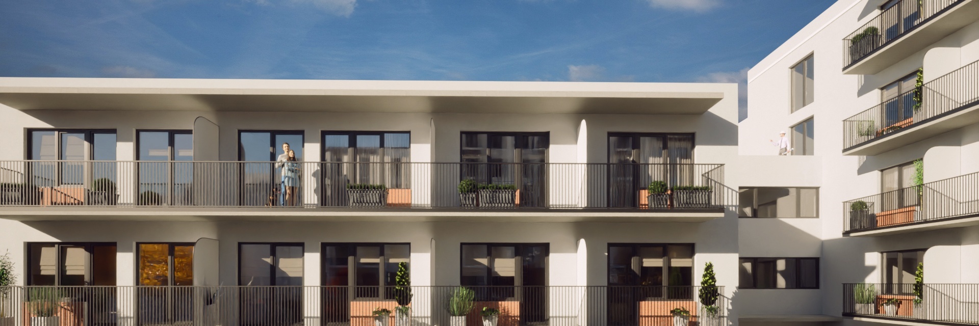 Prodej moderního bytu 3+kk s balkonem a terasou Bytový dům Lido II