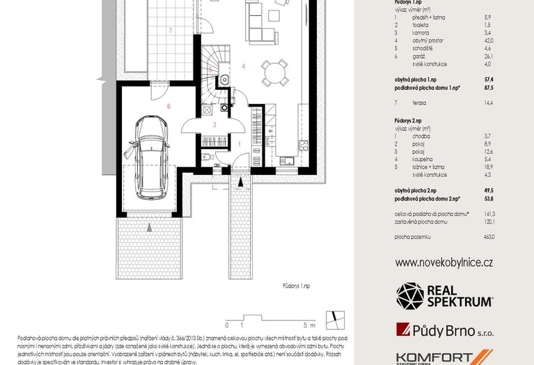 Prodej rodinného domu 4+kk s pozemkem 473 m²