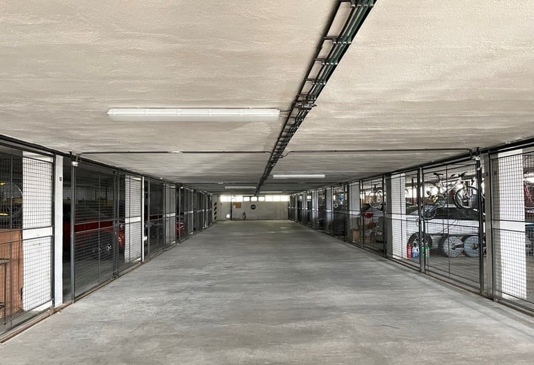 Prodej  garážového stání 13m² - Brno - Herčíkova/Královo Pole