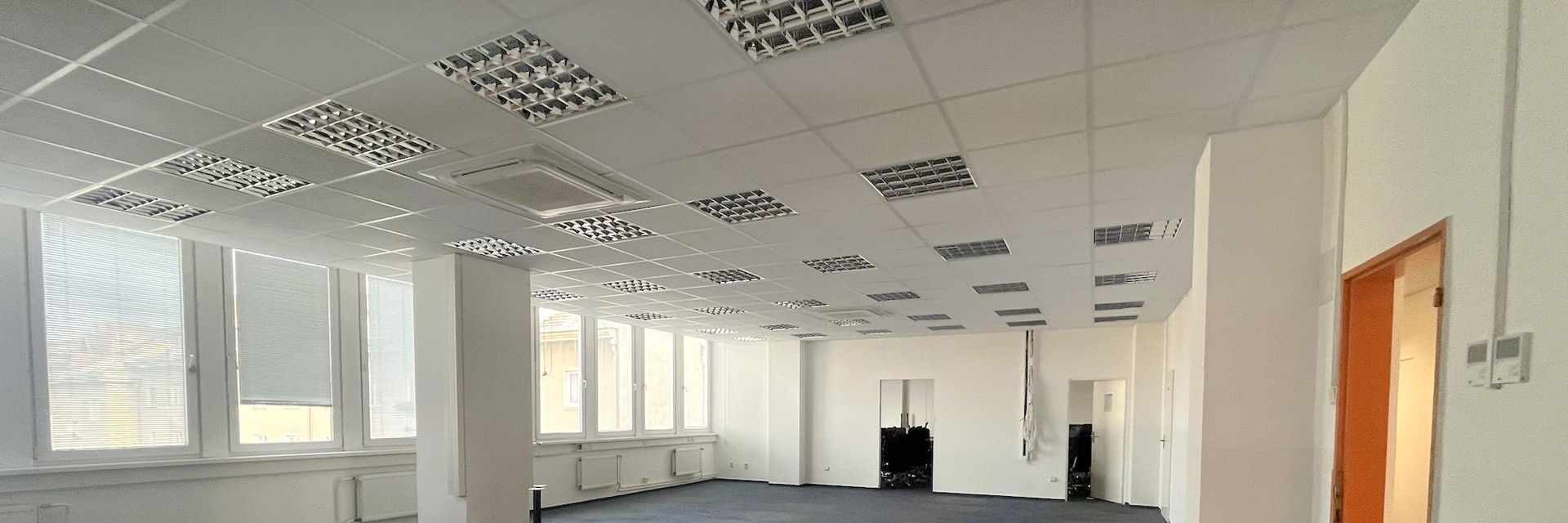 Pronájem částečně klimatizovaného kancelářského celku 470 m² - Brno - Veveří