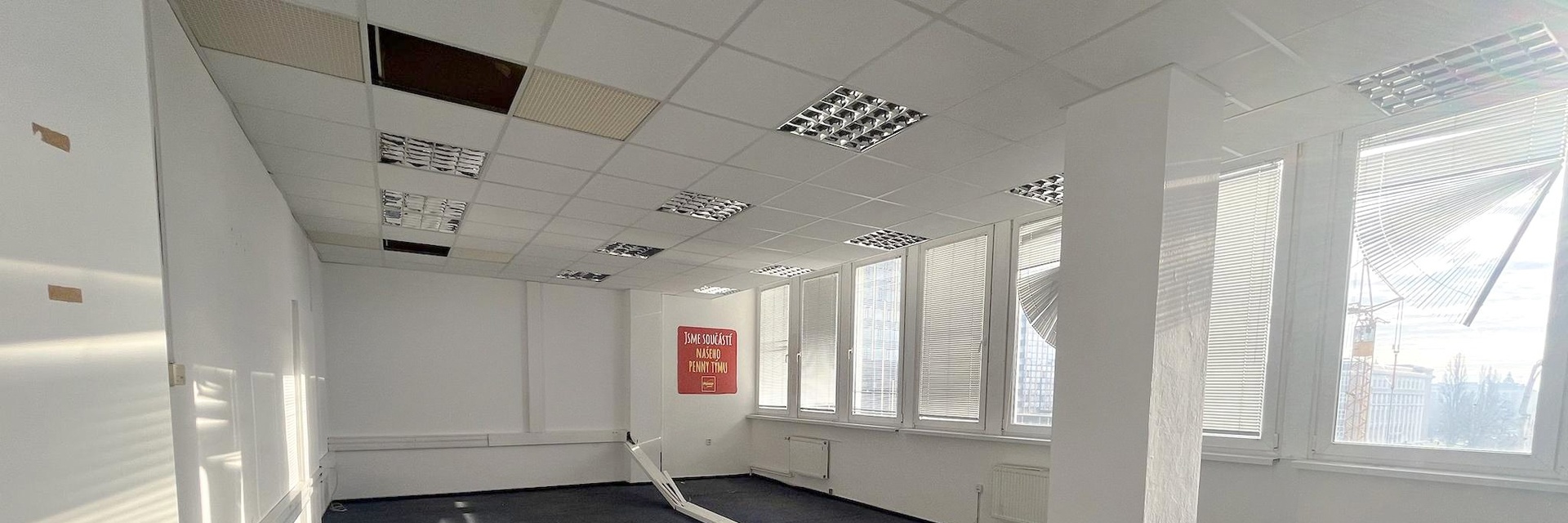 Pronájem částečně klimatizovaného kancelářského celku 344 m² - Brno - Veveří