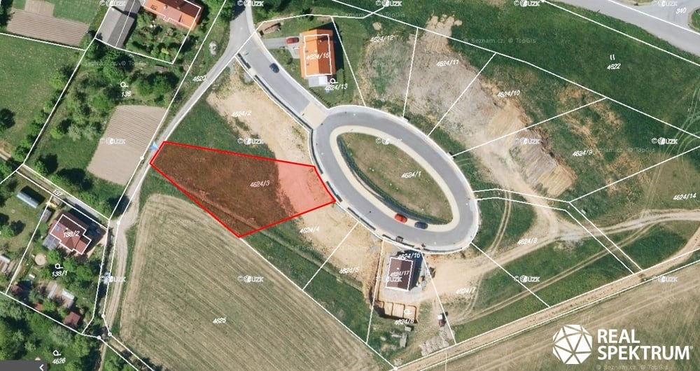 Prodej stavebního pozemku pro bydlení 1256 m2 v Prosetíně u Bystřice nad Perštejnem