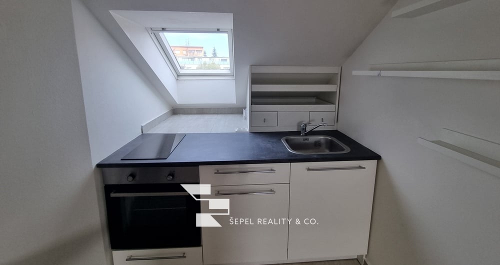 Pronájem atypického atelieru 2+kk 54m² s terasou 30m² Brno - Židenice, ulice Čejkova