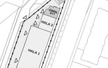 Hala 700 m2 - layout