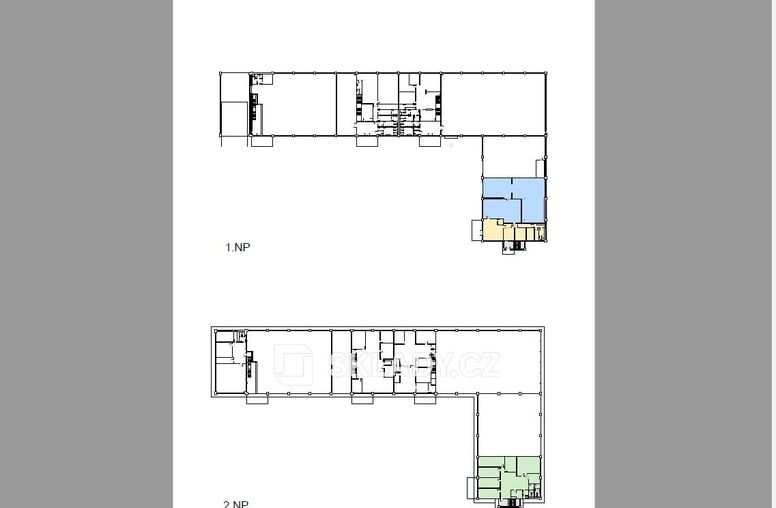 layout 780 m2 showroom