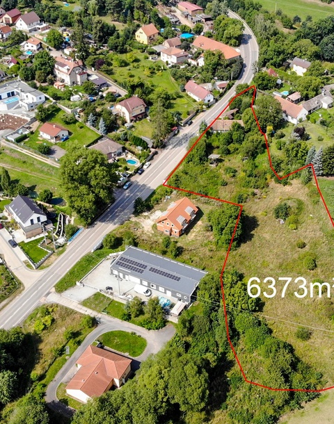 Prodej, Pozemky pro bydlení a louka, celkem 6 373 m² - Kamenice - Ládví