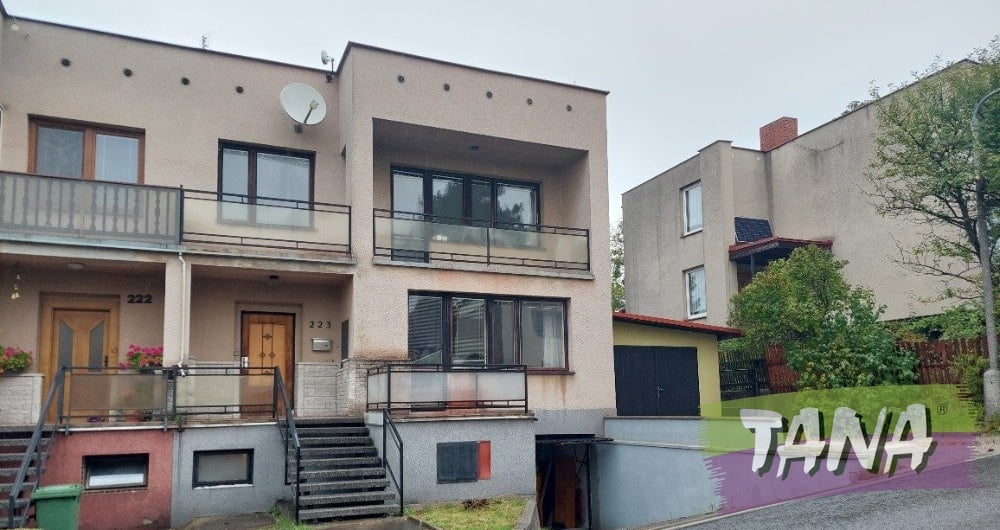 Krajový řadový rodinný dům v obci Herálec v blízkosti měst Humpolec a Havlíčkův Brod