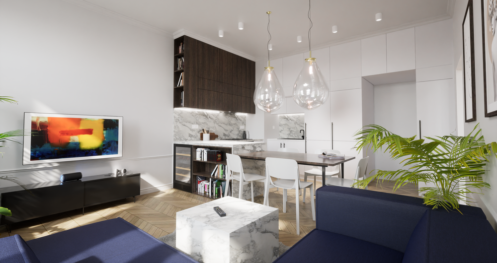 Prodej prostorného bytu 4+1, 120m² - Praha Karlín