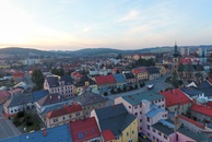 Prodej bytu 3+kk OV Nové Město na Moravě foto z dronu