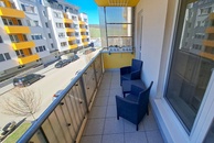 Prodej bytu 3+kk Brno Žebětín Kamechy ulice Žabí balkon