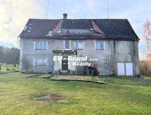 Prodej rodinného domu k celkové rekonstrukci – Rybniště, pozemek 1 064 m²