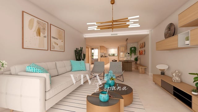 Prodej, Byty 3+kk, 85m² + 31m² terasa - Apartmán 250 m od moře v Casares.