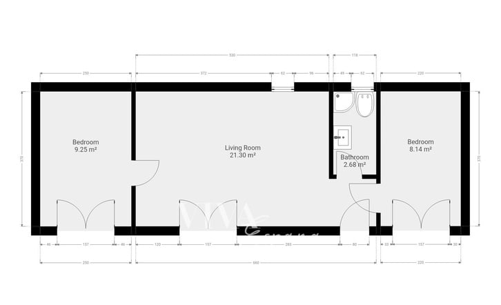 Trnová navrh domu - okotované