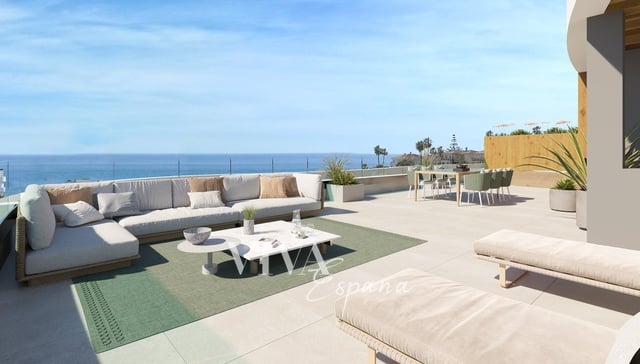 Sale, Flats 3+KT, 66m² + 18m² terrace -  New apartment with a terrace in a new seaside residential development in Benalmádena.